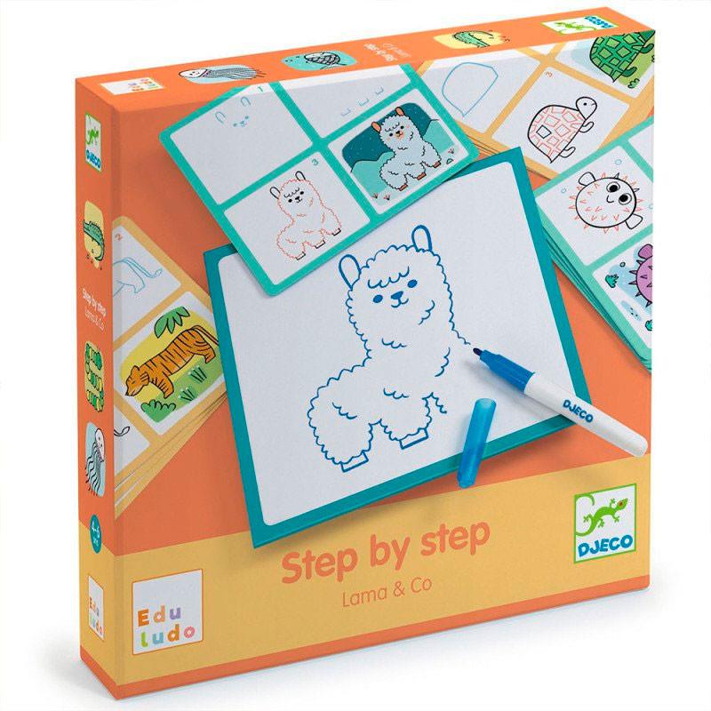 DJECO Eduludo Step by Step - Lama & Cou | 3070900082694 | Librería Sendak