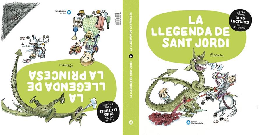 DUES LECTURES. La llegenda de sant Jordi / La llegenda de la princesa | 9788419028778 | Llibreria Sendak