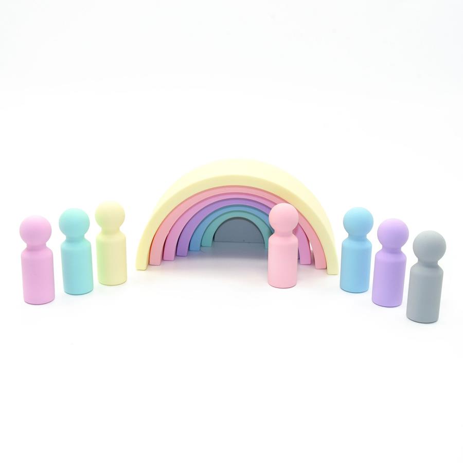 MIWIS Arc pastel 7 peces + 7 figures | 756058829444 | Llibreria Sendak