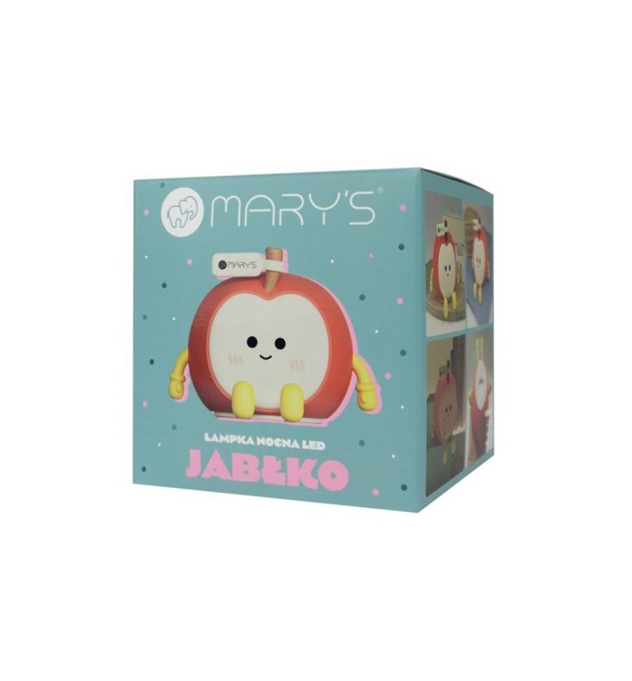 MARY'S Lámpara de noche LED Manzana | 5906555610952 | Librería Sendak