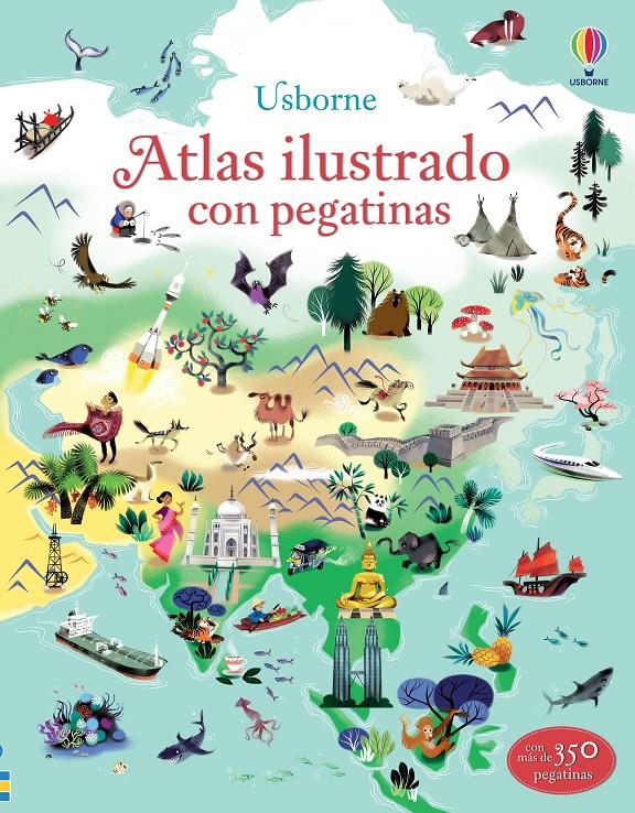 Atlas ilustrado con pegatinas | 9781409579762 | Baer, Sam | Llibreria Sendak