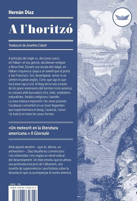 A l'horitzó | 9788417339319 | Díaz, Hernán | Librería Sendak