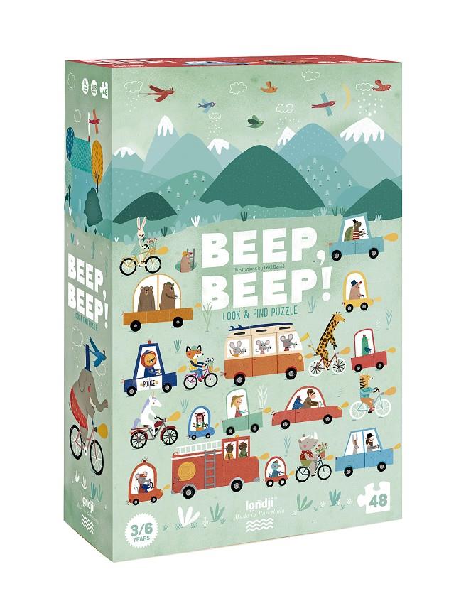 LONDJI Puzzle Beep Beep | 8436580422413 | Llibreria Sendak