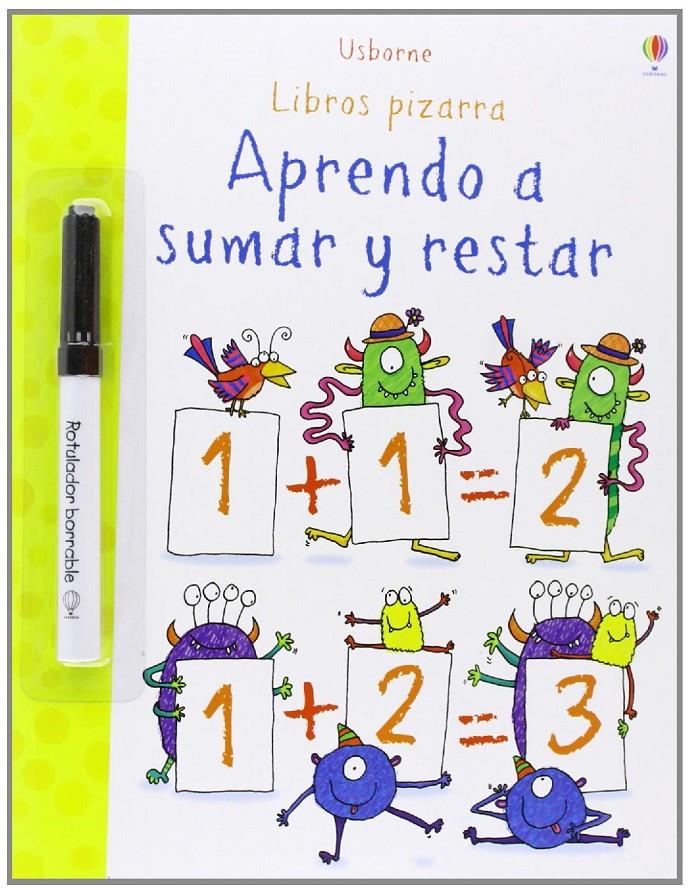 Aprendo a sumar y restar. Libro pizarra | 9781409560616 | AAVV | Librería Sendak