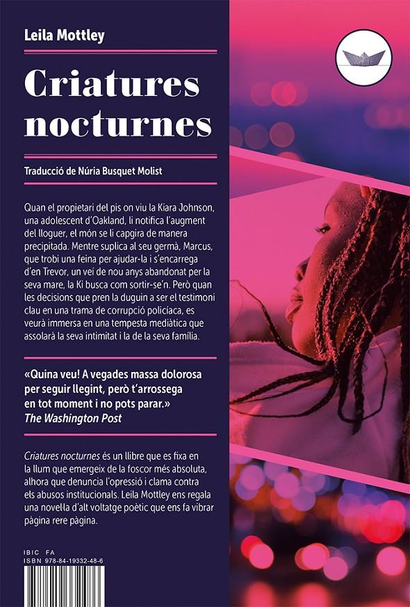 Criatures nocturnes | 9788419332486 | Mottley, Leila | Librería Sendak