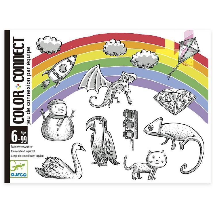 DJECO Joc de cartes - Color connect | 3070900050884 | Librería Sendak
