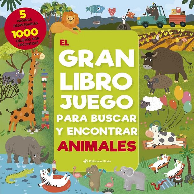 El gran libro juego para buscar y encontrar animales | 9788417210205 | Anikeeva, Inna | Llibreria Sendak