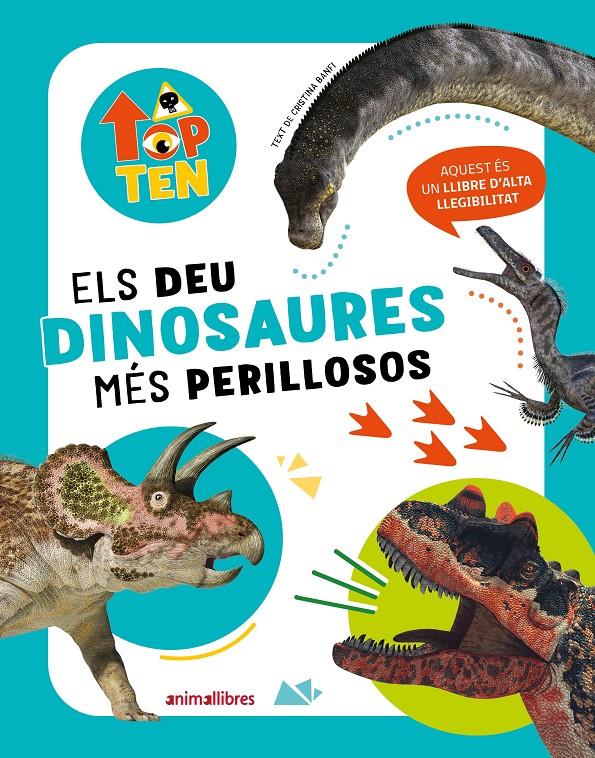 Top Ten Els deu dinosaures més perillosos | 9788419659538 | Cristina Banfi | Llibreria Sendak