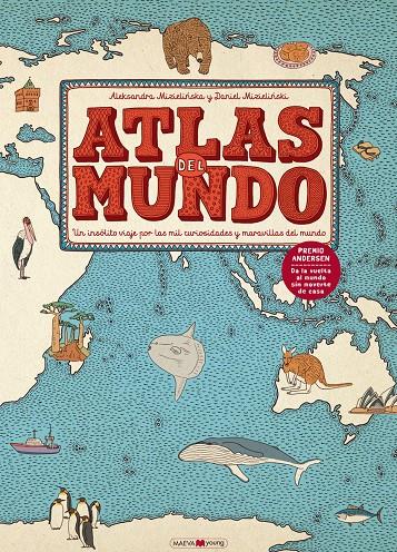 Atlas del mundo | 9788416363469 | Mizielinska, Aleksandra/Mizielinski, Daniel | Librería Sendak