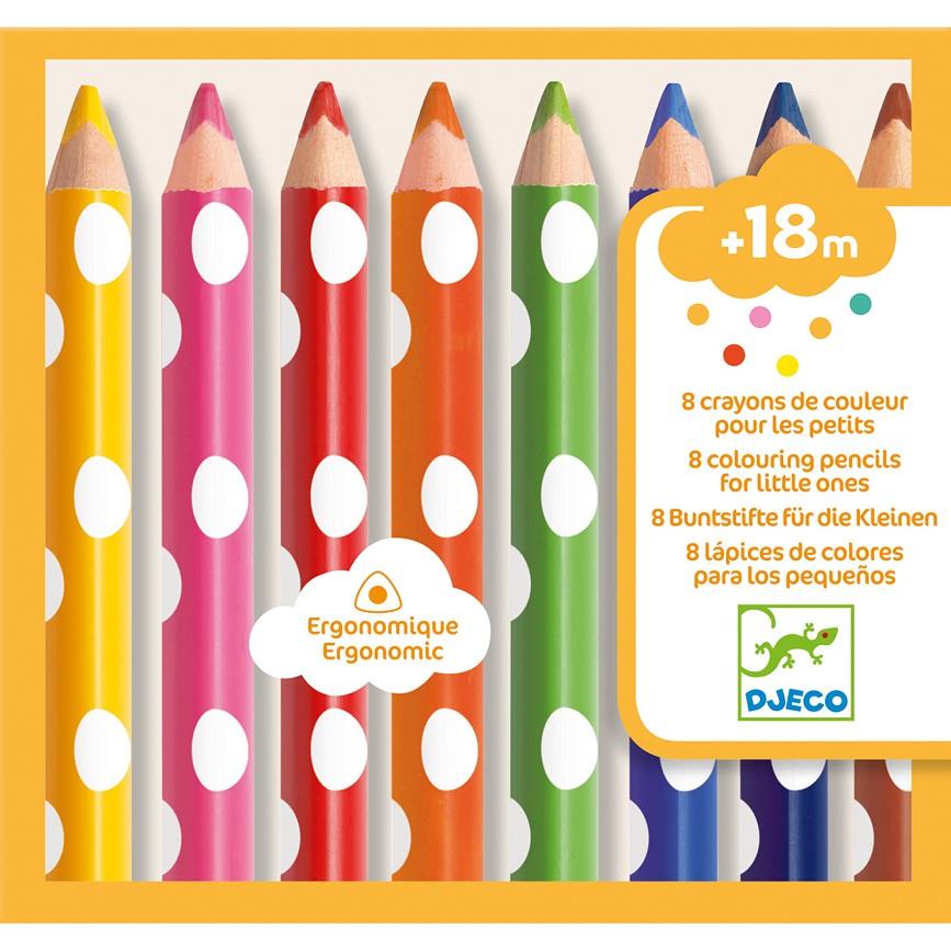 DJECO 8 llapis de colors | 3070900090040 | Llibreria Sendak