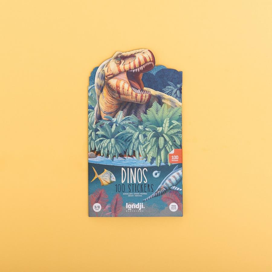LONDJI Stickers - Dinos | 8436580427869 | Librería Sendak
