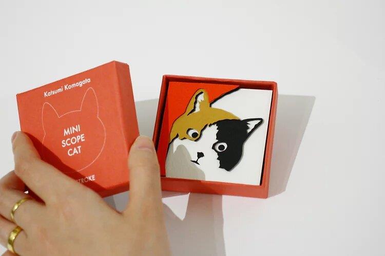 Mini Scope Cat - Orange | 9999900006759 | Komagata, Katsumi | Librería Sendak