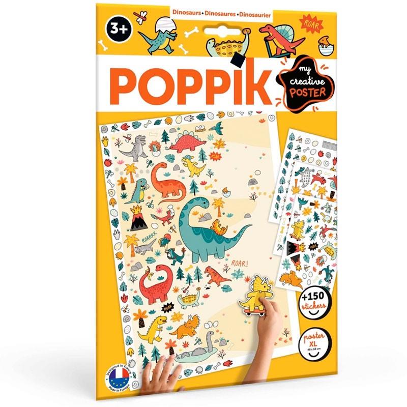 POPPIK - Póster Creativo Dinosaurios | 3760262412016 | Llibreria Sendak