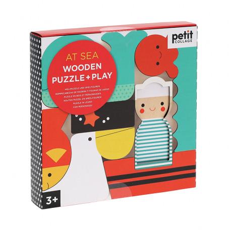PETIT COLLAGE Mini puzzle joc - Al mar | 810073340695 | Librería Sendak