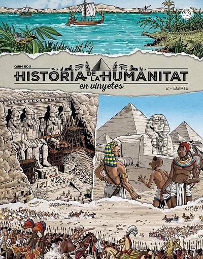 Història de la humanitat en vinyetes vol. 2. Egipte | 9788418510960 | Bou Quim | Llibreria Sendak