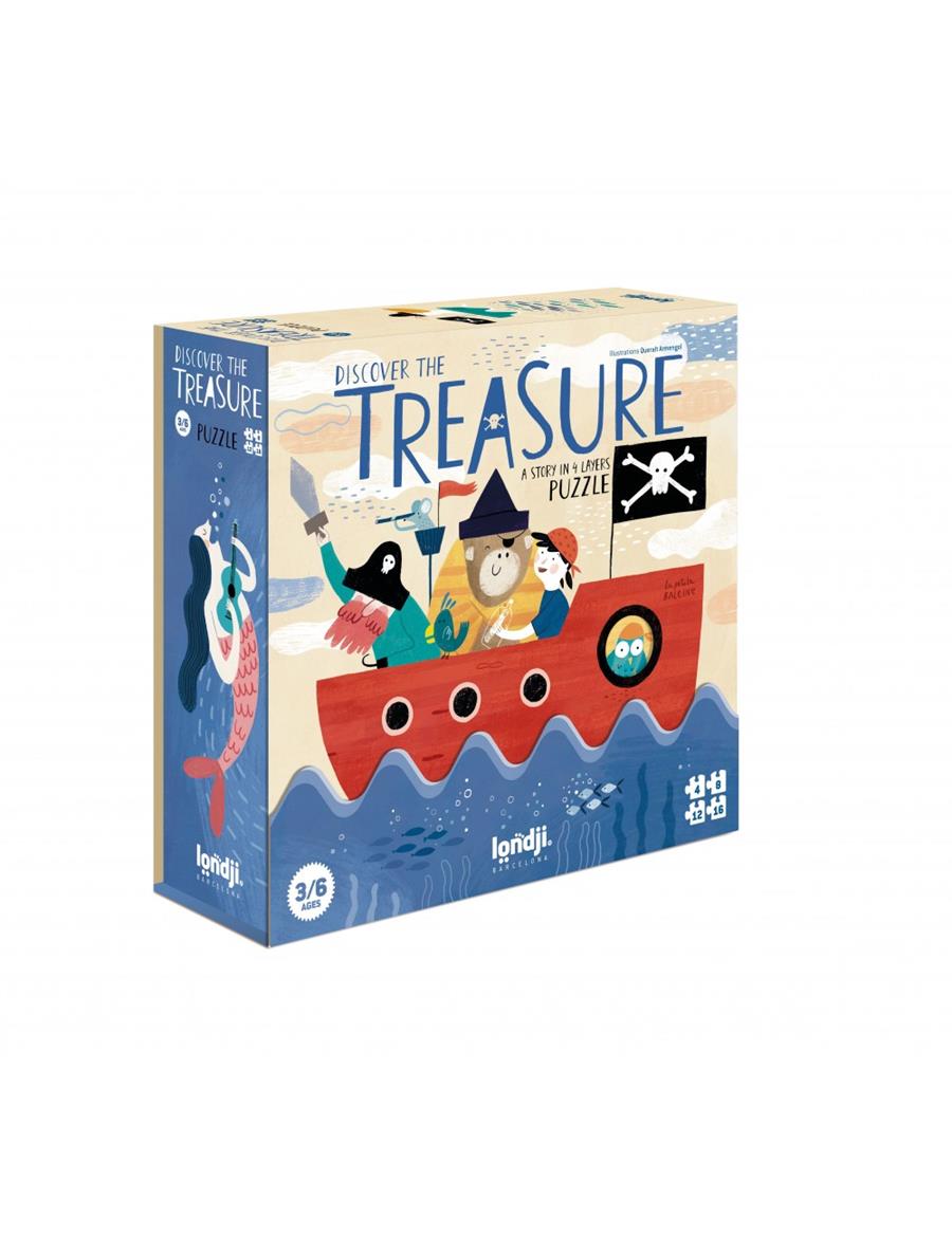 LONDJI Puzzle Discover the treasure | 8436580424073 | Librería Sendak