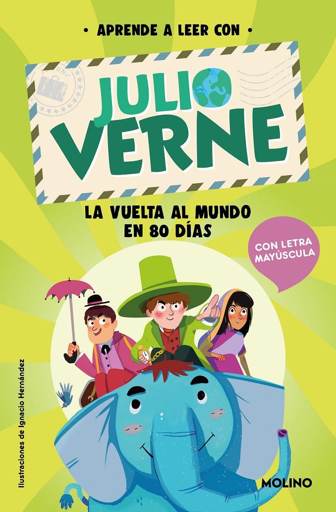 Aprende a leer con Verne - La vuelta al mundo en 80 días | 9788427237407 | Verne, Julio/Green, Shia | Llibreria Sendak