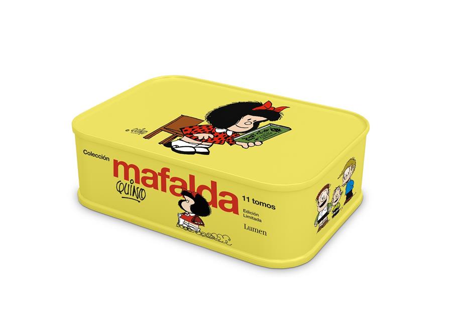 Colección Mafalda: 11 tomos en una lata (edición limitada) | 9788426428844 | Quino | Llibreria Sendak