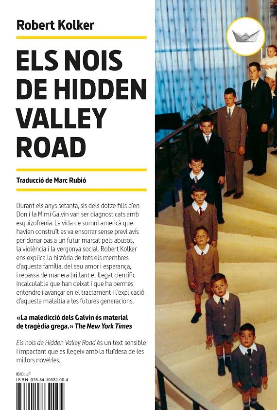 Els nois de Hidden Valley Road | 9788419332004 | Kolker, Robert | Llibreria Sendak