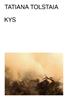 Kys | 9791399035704 | Tolstaia, Tatiana | Librería Sendak