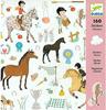 DJECO Pegatinas - Caballos | 3070900088818 | Librería Sendak