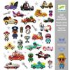 DJECO Pegatinas - El universo de los Crazy Motors | 3070900092877 | Llibreria Sendak