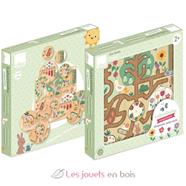 VILAC Magnetic Wooden Maze - Harvest in the Garden | 3048700071248 | Llibreria Sendak