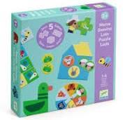 DJECO Memo, Domino, Loto, Puzzle, Ludo (Granja) | 3070900082755 | Librería Sendak