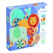 DJECO Animals de fusta - Vis'n'Roll | 3070900016842 | Librería Sendak