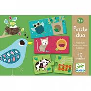 DJECO Puzzle Dúo - Habitat | 3070900081642 | Librería Sendak
