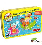 HABA Juego de viaje - Colchonetas en la psicina | 4010168245348 | Librería Sendak