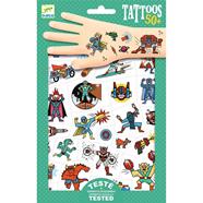 DJECO Tatuajes - Héroes contra villanos | 3070900096141 | Librería Sendak