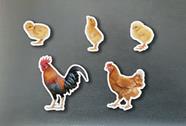 Magnètics famílies gallines | 0760412890964 | Llibreria Sendak
