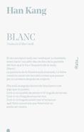 Blanc | 9788416738502 | Han Kang | Llibreria Sendak