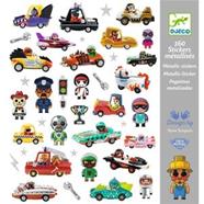 DJECO Pegatinas - El universo de los Crazy Motors | 3070900092877 | Llibreria Sendak