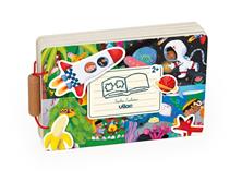 VILAC Wooden puzzle book - Adventures - Sophia Touliatou | 3048700079121 | Llibreria Sendak