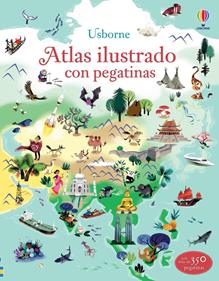 Atlas ilustrado con pegatinas | 9781409579762 | Baer, Sam | Llibreria Sendak
