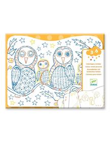 DJECO Colorear para revelar - Familias del sotobosque | 3070900000643 | Llibreria Sendak