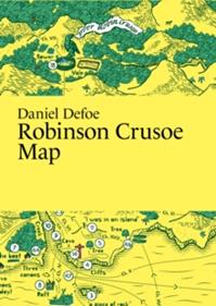 Daniel Defoe, Robinson Crusoe Map | 9789198945621 | Martin Master of Fine Arts Thelander | Librería Sendak