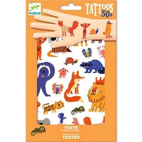 DJECO Tatuajes Animales divertidos | 3070900099173 | Librería Sendak