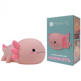 MARY'S Lámpara de noche LED Ajolote rosa | 5906555614899 | Llibreria Sendak