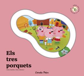 Els tres porquets. Conte amb peces lliscants | 9791387903671 | Samba, Gina/Sabater Mestres, Elsa | Llibreria Sendak