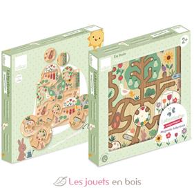 VILAC Magnetic Wooden Maze - Harvest in the Garden | 3048700071248 | Llibreria Sendak