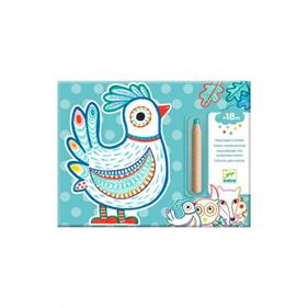 DJECO Colorear para revelar - Animales del bosque | 3070900000636 | Librería Sendak