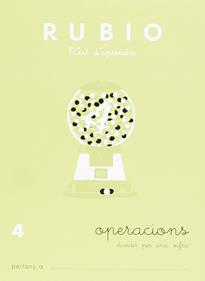 Quaderns Rubio. Operacions 4 | 9788489773066 | Rubio Polo, Enrique | Llibreria Sendak