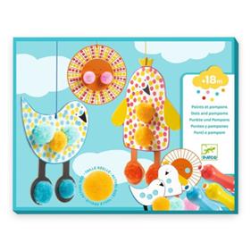 DJECO Colorear Puntos y Pompones - En el Cielo | 3070900009646 | Llibreria Sendak