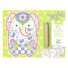 DJECO Colorear para revelar - Animales salvajes | 3070900000629 | Librería Sendak