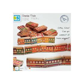 BUITENSPEEL Dominó de fusta de trens | 8717775443735 | Librería Sendak