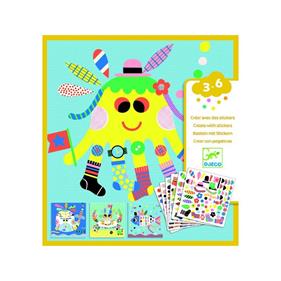 DJECO Crear con pegatinas - Animales marinos | 3070900089310 | Llibreria Sendak