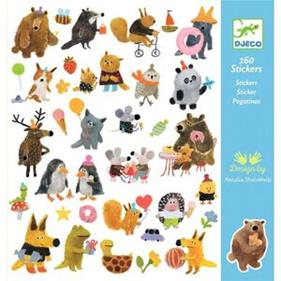 DJECO Pegatinas - Amiguitos suaves y peludos | 3070900093171 | Llibreria Sendak